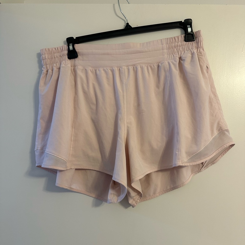 Lululemon Athletica Soft Pink Shorts